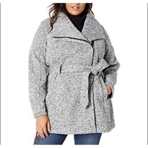 Steve Madden Full Zip Jacket with Belt Tie